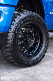 WELD Off-Road Wheel 20x9 Stealth W101 Satin Black | 5x127 | +0 Offset | 5.00 Backspace | Wrangler JK JL | Gladiator JT | W10109026500