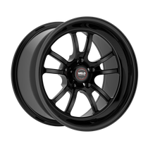 Weld Racing RT-S S70 15x7.33 / 5x4.75 BP / 4.5in. BS Full Gloss Black Drag Wheel (Low Pad) - 70LB-507B45AB