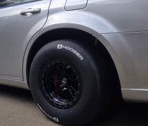 `@WhistlePig_srt8's 2006 300c srt8 On Weld Racing RT-S S70 15x10 / 5x115 BP / 6.5in. BS Full Gloss Black Drag Wheel (Medium Pad) - Black Single Beadlock MT - 70MB-510W65FB