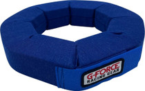 G-FORCE SFI Helmet Supports - 360 Degree Neck Support with Padded Nomex Design Blue product photo