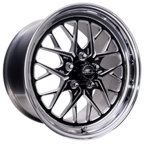 Billet Specialties Redline 2-Piece 17x10 | 5x4.5 BC | 7.5in BS Non-BeadLock Black Drag Wheel | S197 / S550 / S650 Mustang - BRS0771FR6575