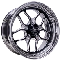 Win Lite 18x10 | 5x4.5 BC | 7.30in BS Non-Beadlock Black Drag Wheel | S650 Mustang Dark Horse / Performance Pack - BRS2281FX6573