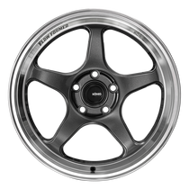 Konig Hyperspec 18x8 5X114.3 ET35 Anthracite Metallic Wheel w/ Mirror Machined Lip - HP88514356