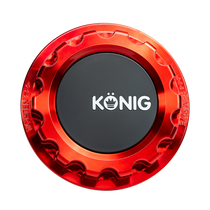 Konig MRK1 Anodized Red Gear Cap w/ Logo - kngCAPMRK1R