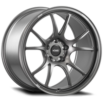 Konig Forged F3S 18X9.5 5X114.3 ET25 Satin Charcoal Knurled Bead - kngF3SN851425G