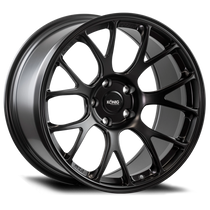 Konig Forged F1M 18X8.5 5X114.3 ET35 Satin Black Knurled Bead - kngF1M8851435B