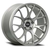Konig Forged F1M 17X9 4X100 ET45 Ash Silver Knurled Bead - F1M9710045S