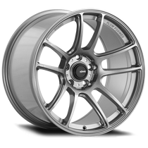Konig Heliogram 18X12 5X114.3 ET20 Titanium Metallic Knurled Bead Flow Formed - kngHL2851420T