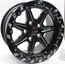 Race Star 72 ValStar Single Beadlock 15x8 / 5x4.75BC / 4.5in. BS / 3.072in CB / Black w/Machined Accents Wheel - 72-580474511B