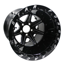 Race Star 72 ValStar Double Beadlock 15x12 / 5x4.50BC / 5.5in. BS / 3.072in CB / Black w/Machined Accents Wheel - 72-512455521B