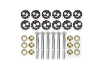 BMR 97-04 Chevrolet Corvette C5 Front & Rear Lower Control Arms Camber Bolt Kit - Black Anodized - bmrWAK552