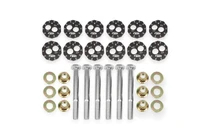 BMR 97-04 Chevrolet Corvette C5 Front & Rear Lower Control Arms Camber Bolt Kit - Black Anodized - bmrWAK552