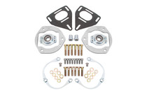 BMR 16-24 Chevy Camaro Caster Camber Plates - Black Hammertone - bmrWAK360H