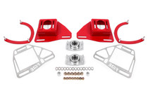 BMR Suspension 82-92 Chevy Camaro Caster/Camber Plates w/ Lockout Plates - Red - bmrWAK331R