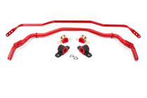 BMR 2015-2023 S550 Mustang Sway Bar Kit with Bushings  Front and Rear Red - SB763R
