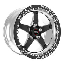 Weld Racing RT-S S71 Beadlock 17x9 / 5x5mm BP / 6.2in. BS Black Drag Wheel (High Pad) -  #71HB7090C62F