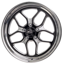 Shop the Billet Specialties Win Lite 20x7 black drag wheel with polished barrel for 2023-2026 C8 Corvette Z06. Lightweight front drag wheel engineered for high-power launches and track use.