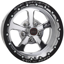 Shop for the best deals on the Billet Specialties Dominator | Polished Single Beadlock Wheel | 15x12 | 5.0in BS | 5x4.75 (5x120.65) - RSB95126150N from DragRacingWheels.com.