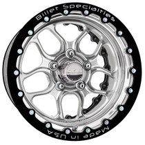 Shop for the best deals on the Billet Specialties Win Lite | Polished Double Beadlock Wheel | 15x14 | 5.50in BS | 5x127 (5x5) - RDB22514L7355 from DragRacingWheels.com.
