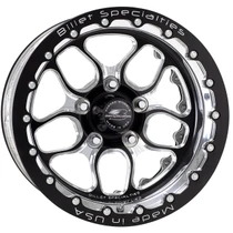 Upgrade your Chevy C10 or OBS Chevrolet/GMC C1500 with the Billet Specialties Win Lite Black 15x10 forged drag wheel featuring a 5x127 (5x5) bolt pattern, 5.50-inch backspacing. Part Number BRDB22510L7355.