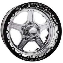 Shop for the best deals on the Billet Specialties Street Lite | Polished Double Beadlock Wheel | 15x14 | 6.50in BS | 5x4.75 (5x120.65) - RDB23514L6165 from DragRacingWheels.com.