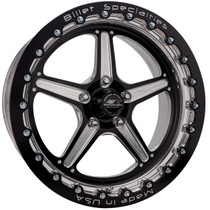 Shop for the best deals on the Billet Specialties Street Lite | Black Single Beadlock Wheel | 15x14 | 6.50in BS | 5x127 (5x5) - BRSB23514L7365 from DragRacingWheels.com.