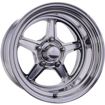 Upgrade your Chevy C10 or OBS Chevrolet/GMC C1500 with the Billet Specialties Street Lite Polished 15x10 forged drag wheel featuring a 5x127 (5x5) bolt pattern, 5.50-inch backspacing. Part Number RS23510L7355.