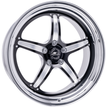 Shop for the best deals on the Billet Specialties Street Lite | Black Drag Wheel | 15x7 | 4.50in BS | 5x4.5 (5x114.3) - BRS23570L6545 from DragRacingWheels.com.