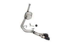 Maximize sound and performance on your 2021–2025 Ford F-150 5.0L Coyote with the CORSA Xtreme front-of-tire cat-back exhaust featuring Black PVD tips, No Drone RSC technology, and aggressive V8 tone.