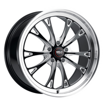 WELD Belmont Street Gloss Black Wheel with Milled Spokes 20x9.5 | 5x4.75 BC (5x120.65) | +0 Offset | 5.25 Backspacing - S11309563525