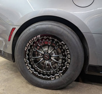 Weld Vitesse 3-Piece 17x10 / 5x4.5 in / 8in. BS Black Wheel with Black Lip - Black Single Beadlock (Low Pad) - 94LT7100A80F. 5x4.5 bolt pattern, 8in. backspacing, forged strength, beadlock security, and matching frontrunners for Mustang EcoBoost / Mustang GT 2015-2023, S650 Mustang GT / EcoBoost 2024-2026.