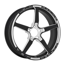 WELD Racing Alumastar 20x5 Gloss Black Milled Front Runner - 88C-2005253-B
