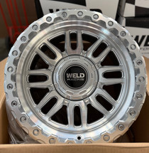 Shop WELD Swift 17x9 -12 Gloss Silver Machined wheels in 5x127 and 5x114.3 at DragRacingWheels.com. Fits 2007-2026 Jeep Wrangler and 2020-2026 Gladiator. Aggressive stance, durable construction, and verified fitment before shipping.
