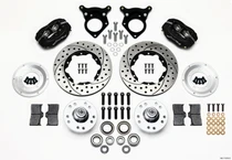 Wilwood Forged Dynalite Front Kit 11.00in Drilled 87-93 Mustang 5 Lug