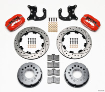 Wilwood Forged Dynalite P/S Rear Kit | New Big Ford 2.50-inch Offset | Drilled | 140-2118-DR