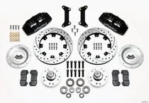 Wilwood Dynapro 6 Front Hub Kit 12.19in Drilled 79-87 GM G Body