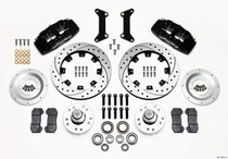 Wilwood Dynapro 6 Front Hub Kit | 1979-1987 GM G-Body | 12.19in Drilled | 140-12837-D