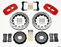 Wilwood AERO6 Front Hat Kit | 2005-2014 Ford Mustang | 14.00in Drilled | 140-10830-DR