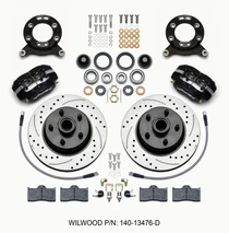 Wilwood Forged Dynalite-M Front Kit (1-Piece Rotor and Hub) | 140-13476-D