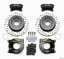 Wilwood Forged Dynalite P/S Park Brake Kit | Chevy 12-Bolt with C-Clips | Drilled | 140-7141-D