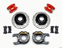 Wilwood D154 Rear Parking Brake Kit | Chevy C-10 Rear Axle | Black Calipers | 140-12569