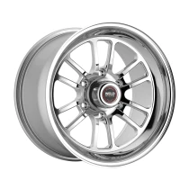 Weld Racing RT-S S70 HD Forged Aluminum 15x10 / 6x5.5 BP / 6.5in. BS Polished Center Drag Wheel (Medium Pad) - Non-Beadlock - 70MP-510E65C for your Chevrolet Silverado 1500 1999-2026, GMC Sierra 1500 1999-2026