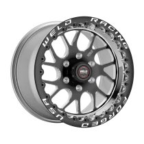 Weld Racing RT-S Twisted S78 HD Forged 15x10 / 6x5.5 BP / 6.5in. BS Matte Black Center Drag Wheel (Medium Pad) - Black Single Beadlock #78MB510E65F