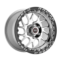Weld Racing RT-S Twisted S78 HD Forged Aluminum 15x10 / 6x5.5 BP / 6.5in. BS  Polished Center Drag Wheel (Medium Pad) - Single Beadlock - 78MP-510E65F for your 1999-2026 Chevrolet Silverado / GMC Sierra 1500.