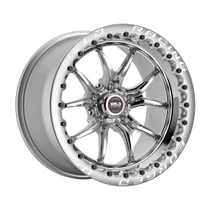 Weld Racing RT-S S85 17x10 / 5x4.75 BP / 7.2in. BS Polished Drag Wheel (Medium Pad) - Polished Single Beadlock - 85MP7100B83F
