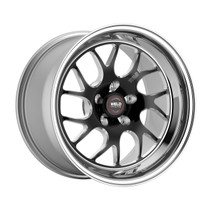 Weld Racing RT-S Twisted S78 17x11 / 5x5mm BP / 5.76in. BS / -6 Offset / Black Drag Wheel (High Pad) - #78HB7110C57A for Durango Hellcat / SRT 2021-2026, Jeep Grand Cherokee SRT 2012-2021, Jeep Trackhawk SRT 2018-2021 - Designed for Vicrez Widebody Kit Demon Style vz101924