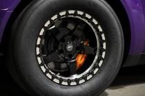 Forgestar D5 Beadlock Gloss Black Wheel w/Machined Lip + Dual Knurling 17x10 +0 5x115BC for Challenger Demon 2018-2019, Challenger Hellcat Widebody 2018-2020, Challenger Hellcat Redeye Widebody 2019-2020 #BEAD1710D5BLKMC05115 F00170071P00