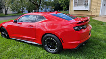 `@JohnPiazzolla's 2019 Camaro SS with Forgestar 17x10 D5 Gloss Black Beadlock Drag Wheels!