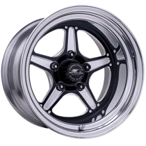 Shop for the best deals on the Billet Specialties Street Lite 17x10 | 5x4.5 (5x114.3) BC | 7.5in BS Non-BeadLock Black Drag Wheel | S197 Mustang / Shelby GT500 - BRS23710R6575 from DragRacingWheels.com, the racing wheel fitment experts.