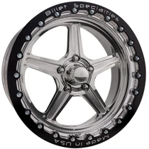Shop for the best deals on the Billet Specialties Street Lite 18x11 | 5x4.5 (5x114.3) BC | 8.25in BS Single BeadLock Polished Drag Wheel | S650 Mustang Dark Horse / Performance Pack - RSB2381HX6582 from DragRacingWheels.com, the racing wheel fitment experts.